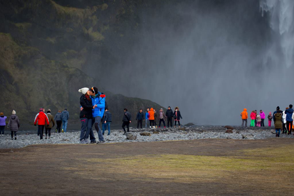 Love at Skogafoss