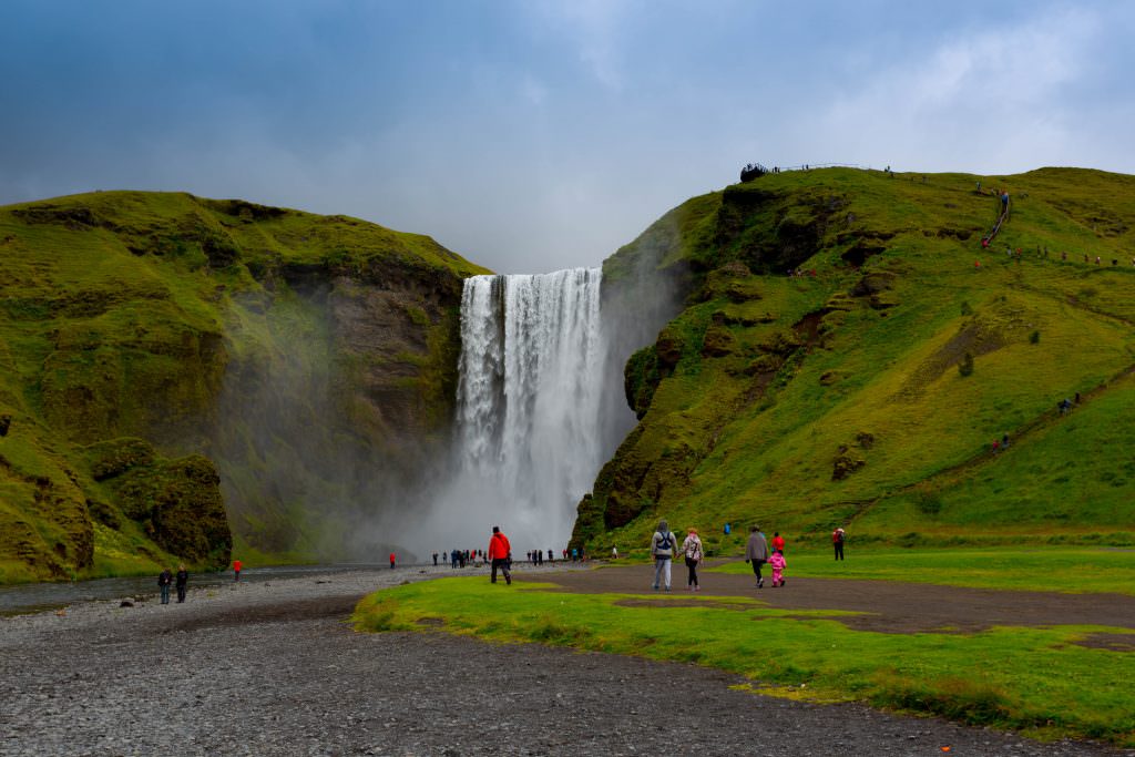 Skogafoss waterfall