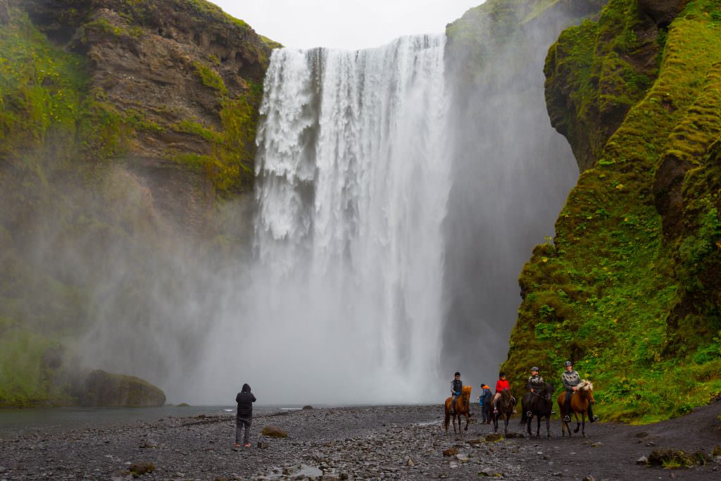 Skogafoss waterfall