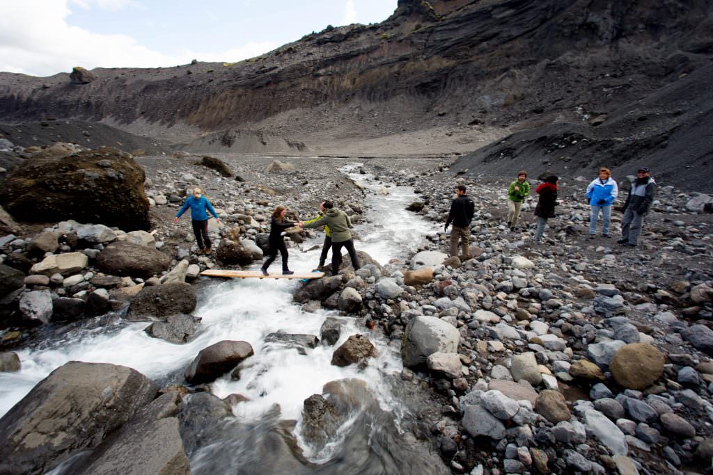 Gígjökull glacier lagoon