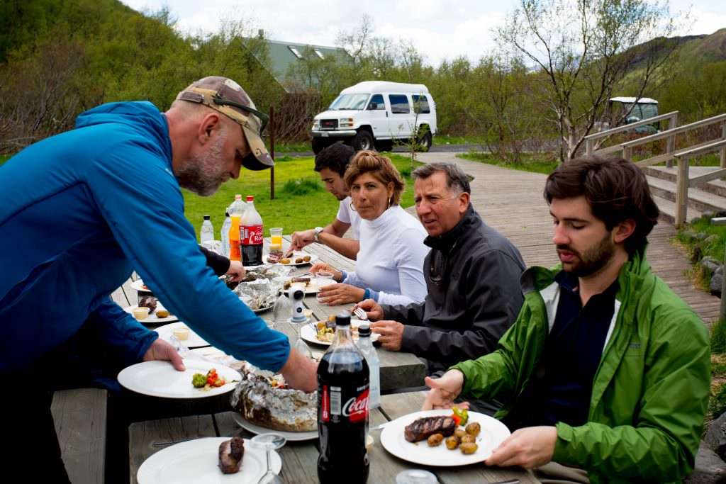 Lunch in Thorsmörk Basar