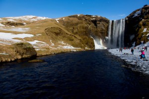 Skogafoss waterfall