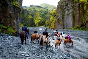 Horse riding in Thorsmörk