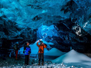 Natural ice cave