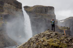 Háifoss waterfall
